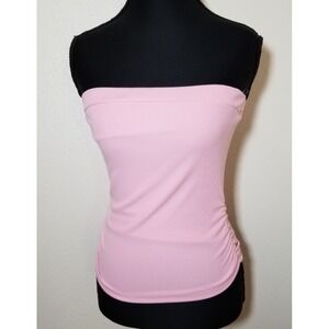 Starlett Womens Small Pink Knit Ribbed Tube Top Boho Festival Coachella NWT